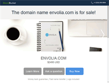 Tablet Screenshot of envolia.com